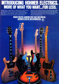 Hohner 1978/1979 Mag Ad